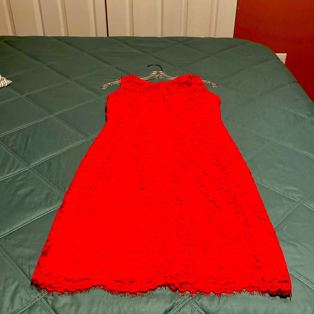 Lovely red dress. Pristine condition.